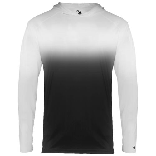 Ombre Long Sleeve Hooded T-Shirt Thumbnail