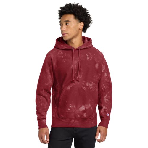 Reverse Weave® Scrunch Dye Tie Dye Hooded Sweatshirt Thumbnail