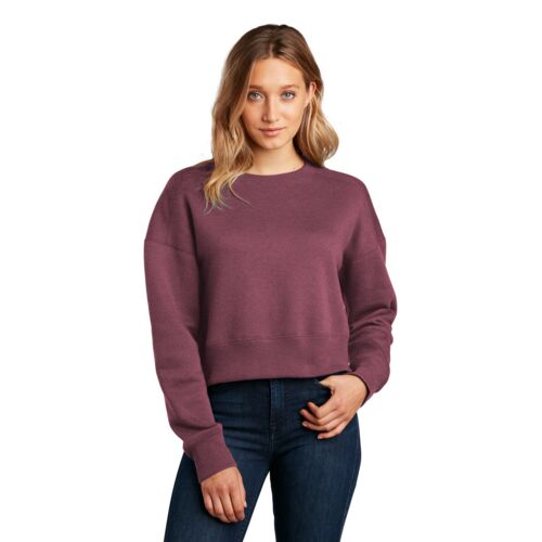 Women's Perfect Weight® Fleece Cropped Crew Thumbnail