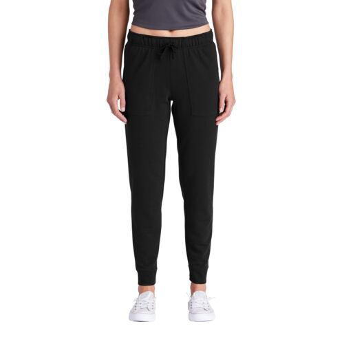 Ladies PosiCharge ® Tri Blend Wicking Fleece Jogger Thumbnail