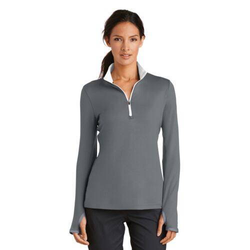 Ladies Dri FIT Stretch 1/2 Zip Cover Up Thumbnail