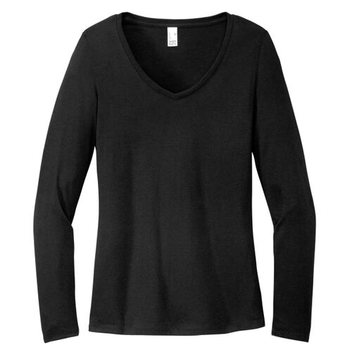 District® Women’s Perfect Tri® Long Sleeve V-Neck Tee Thumbnail