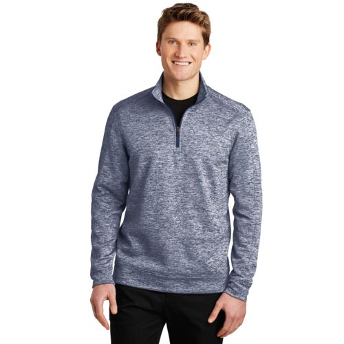 PosiCharge® Electric Heather Fleece 1/4 Zip Pullover (NAME OPTION) Thumbnail