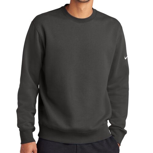 Nike Club Fleece Sleeve Swoosh Crew (Name Option) Thumbnail