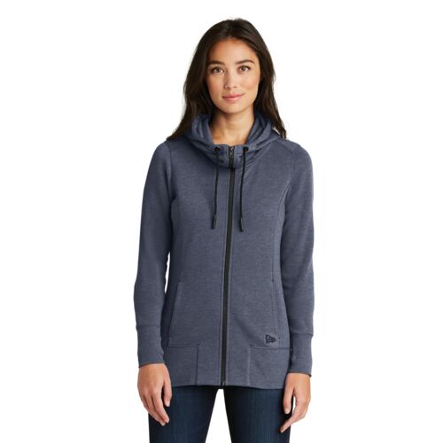 New Era® Women's Tri-Blend Fleece Full-Zip Hoodie (Next Level) Thumbnail