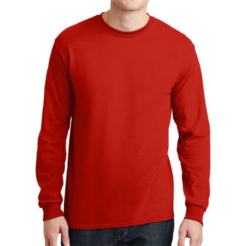 DryBlend ® 50 Cotton/50 Poly Long Sleeve T Shirt - L. Chest Thumbnail