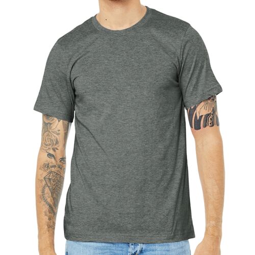 BELLA+CANVAS® Unisex Heather CVC Short Sleeve Tee - L. Chest Thumbnail
