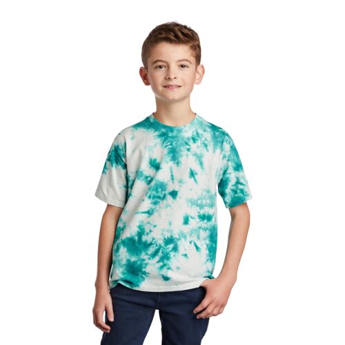 Youth Crystal Tie Dye Tee - left chest Thumbnail