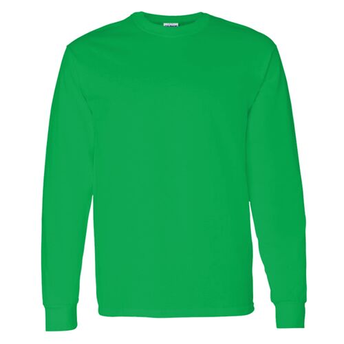  Heavy Cotton 100% Cotton Long Sleeve T Shirt - left chest  Thumbnail