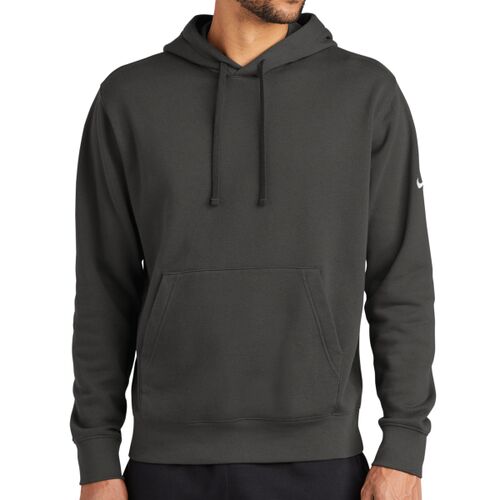 Club Fleece Sleeve Swoosh Pullover Hoodie - left chest  Thumbnail