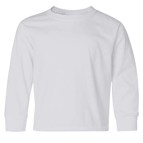 Youth Dri-Power® Long Sleeve 50/50 T-Shirt - left chest Thumbnail