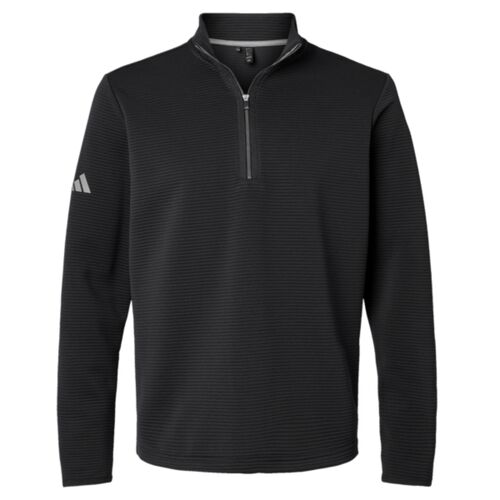  Adidas Men's Spacer 1/4-Zip Pullover - left chest  Thumbnail