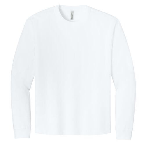 Unisex 7.5 Ounce Heavyweight Long Sleeve Tee - left chest  Thumbnail