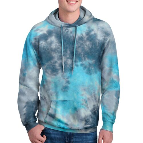 Crystal Tie Dye Pullover Hoodie - left chest Thumbnail