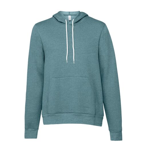 Unisex Sponge Fleece Hoodie - left chest  Thumbnail