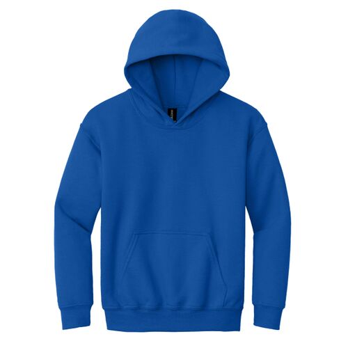 Youth Heavy Blend™ Hooded Sweatshirt - left chest  Thumbnail