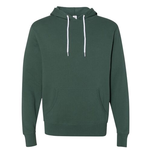Unisex Lightweight Hooded Sweatshirt - left chest  Thumbnail